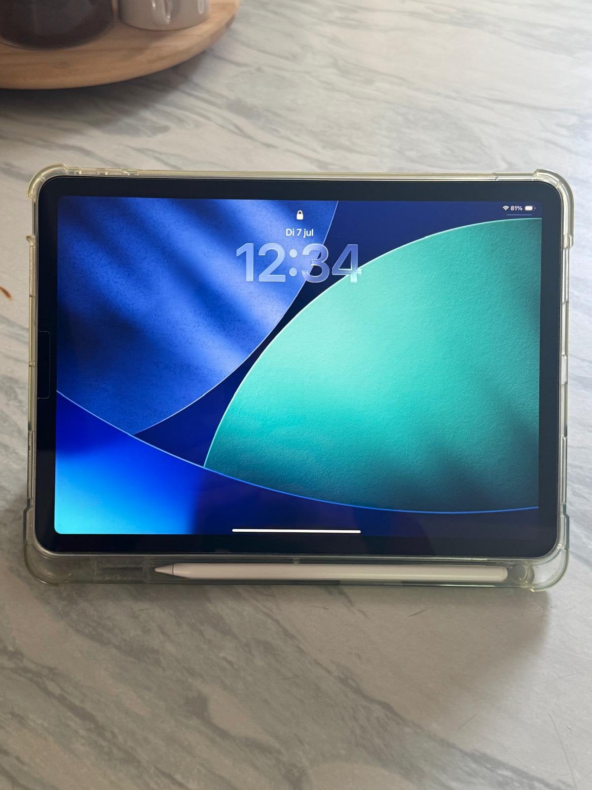 Apple iPad Air (4de Gen) - 64GB - Sky Blue + Apple Pencil 2, Computers en Software, Apple iPads, Ophalen, Blauw, Apple iPad Air
