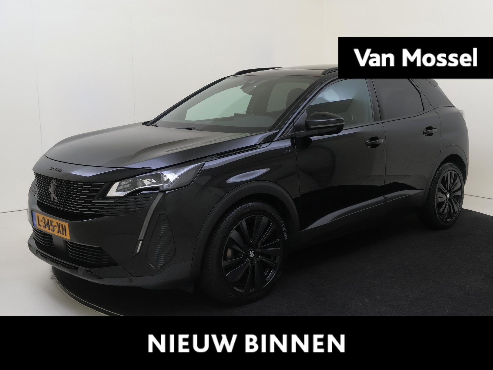 Peugeot 3008 1.2 PureTech GT | Panoramisch schuifdak | Adapt, Auto's, 12 maanden, Gebruikt, 1199 cc, Zwart
