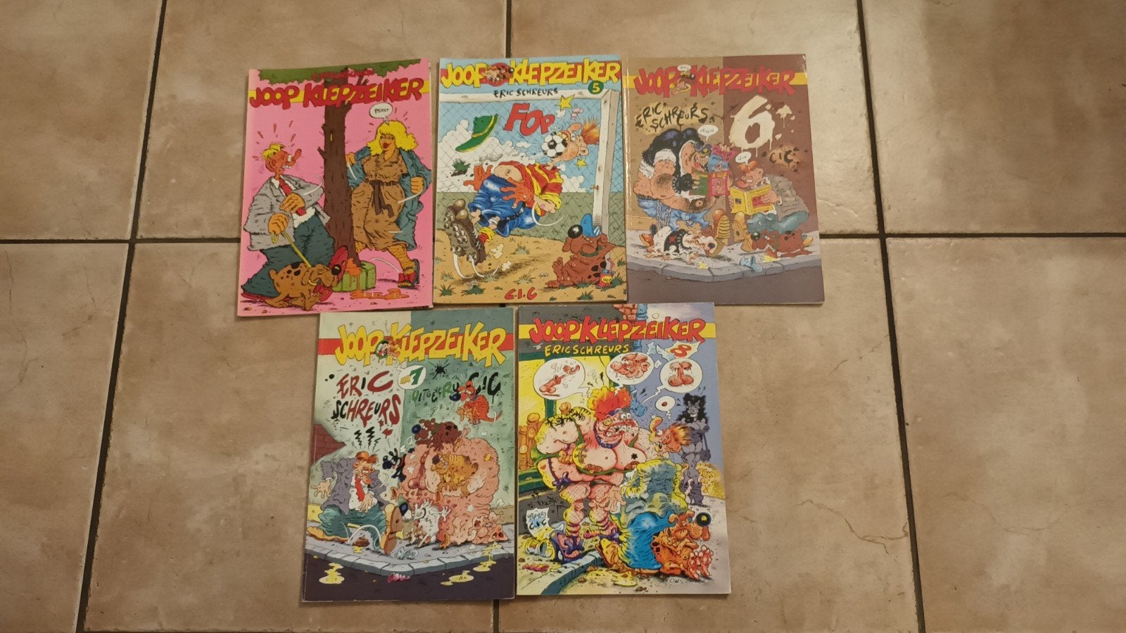 6 joop klepzeiker, Boeken, Meerdere stripboeken, Ophalen, Gelezen