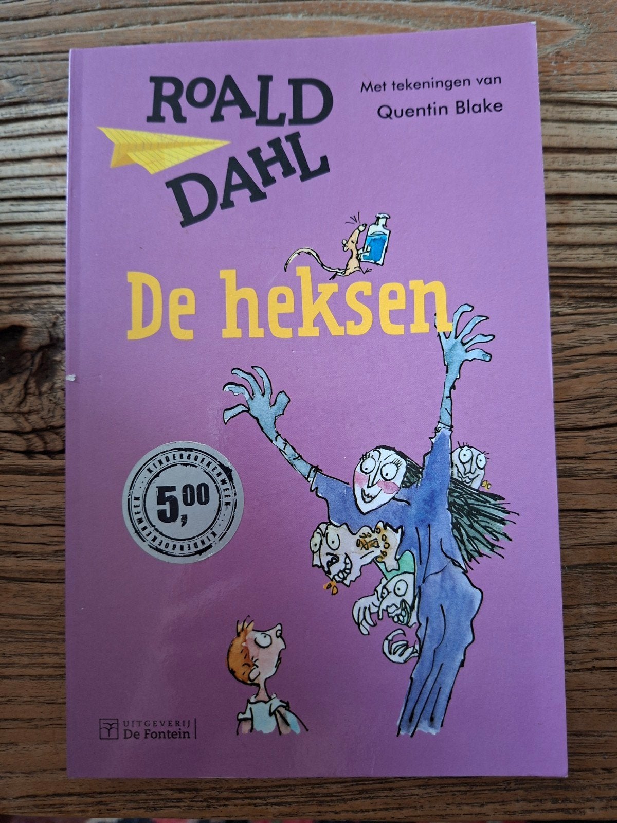 Roald Dahl - De heksen, Roald Dahl, Fictie algemeen, Ophalen of Verzenden, Zo goed als nieuw