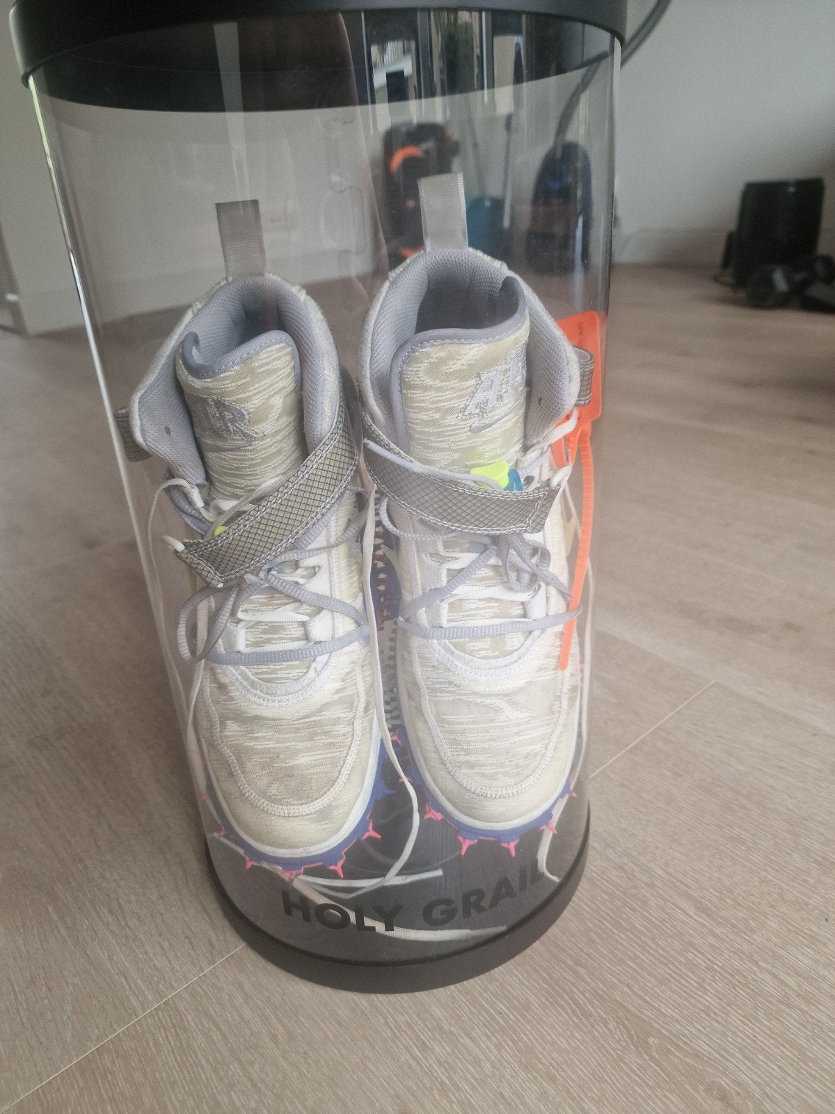 Nike Air Force 1 Mid SP Off-White "Clear White" (DD0629-100), Wit, Nike, Ophalen of Verzenden, Sneakers of Gympen