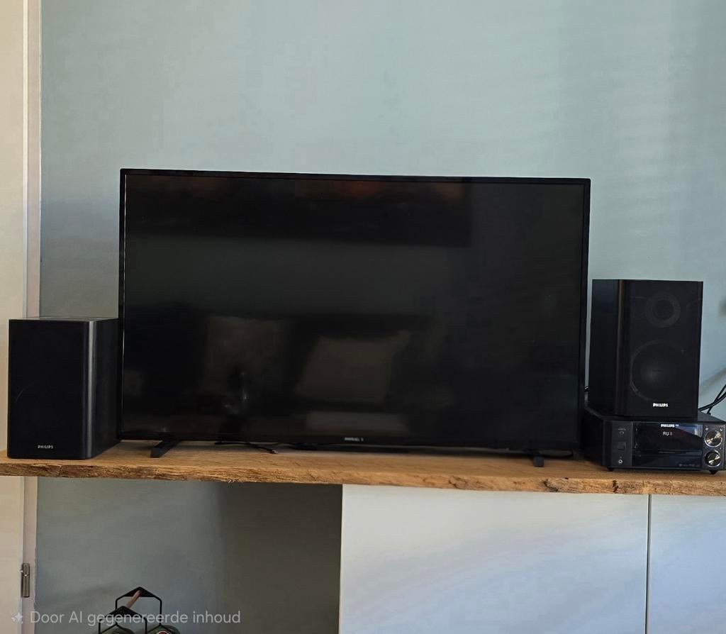 Philips TV en Micro Theater mcd712 met DVD/CD-speler, USB, Ophalen, Philips, 2.1-systeem, Minder dan 40 watt