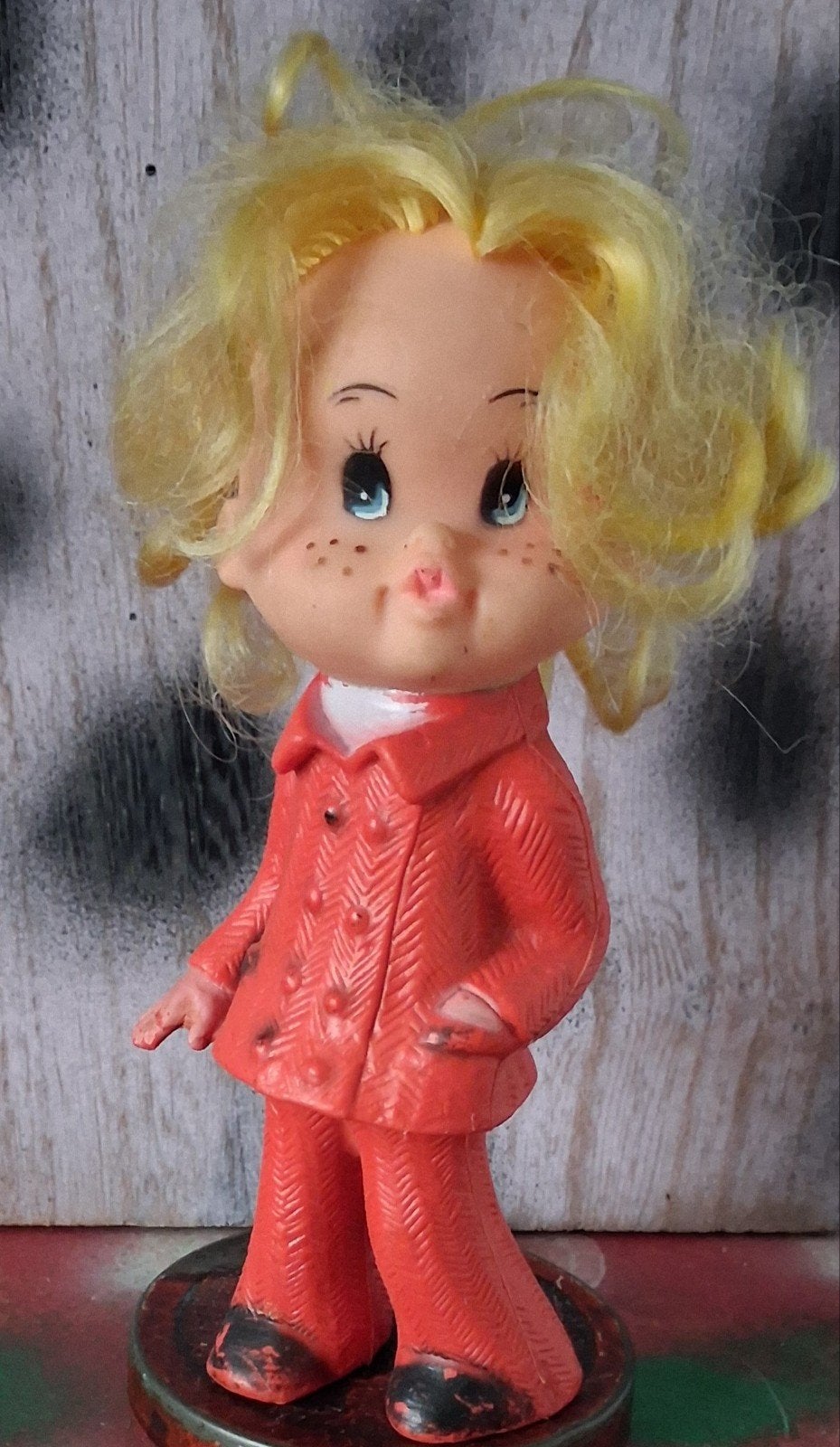 GROOVY JILL TRACY DOLL.  Ca '60/'70.    18 cm., Ophalen of Verzenden