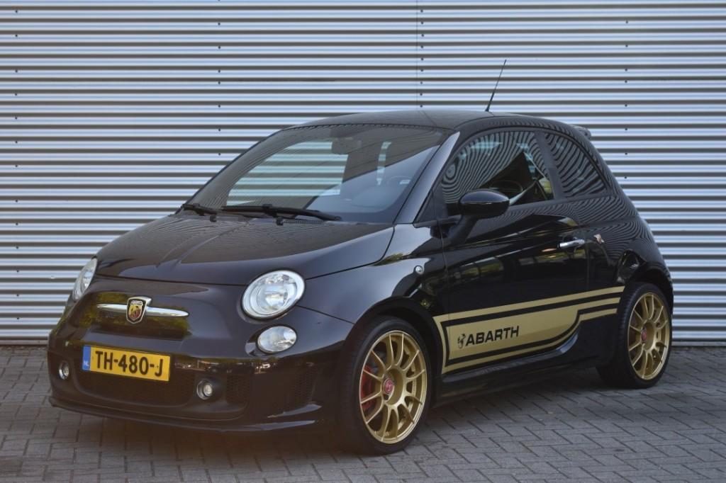Fiat 500 1.4-16V ABARTH / LEDER / INTERSCOPE SOUNDSYSTEM, Auto's, 4 cilinders, 4 stoelen, Zwart, Leder