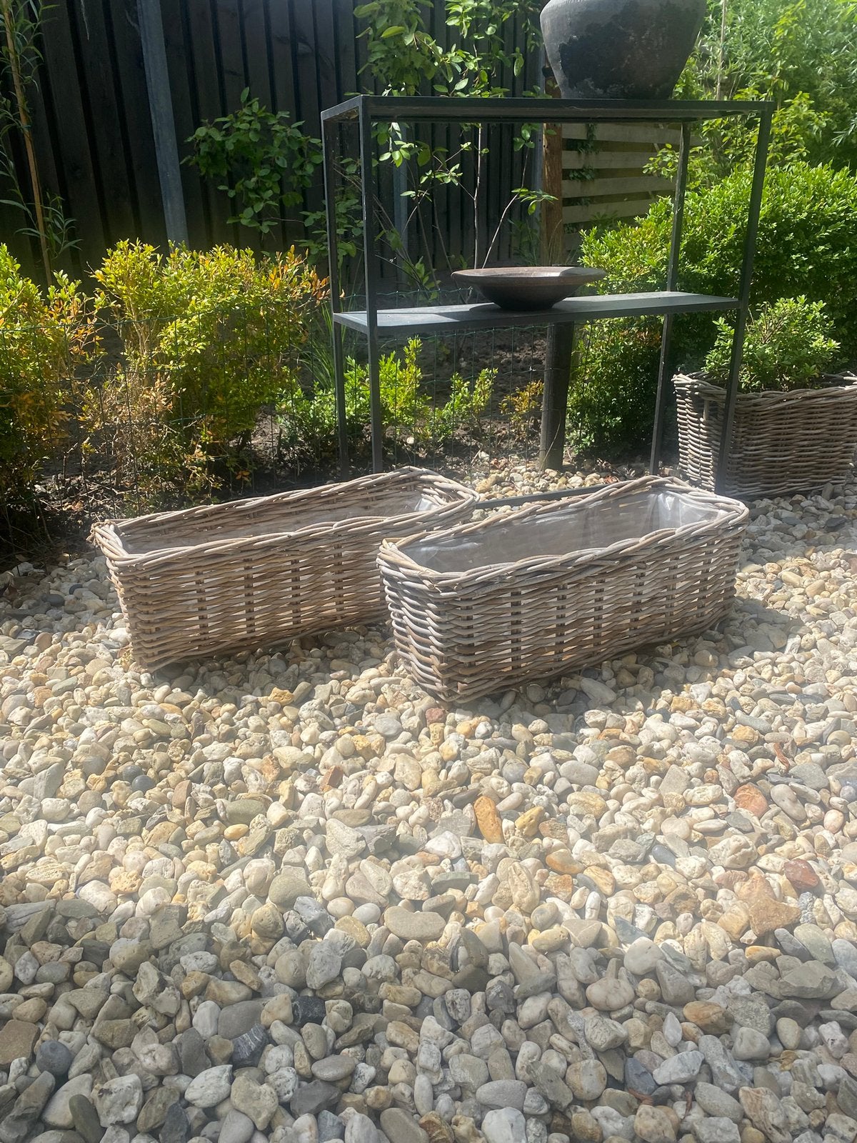 Mooie rieten manden, Ophalen, Zo goed als nieuw, Rond, Minder dan 30 cm
