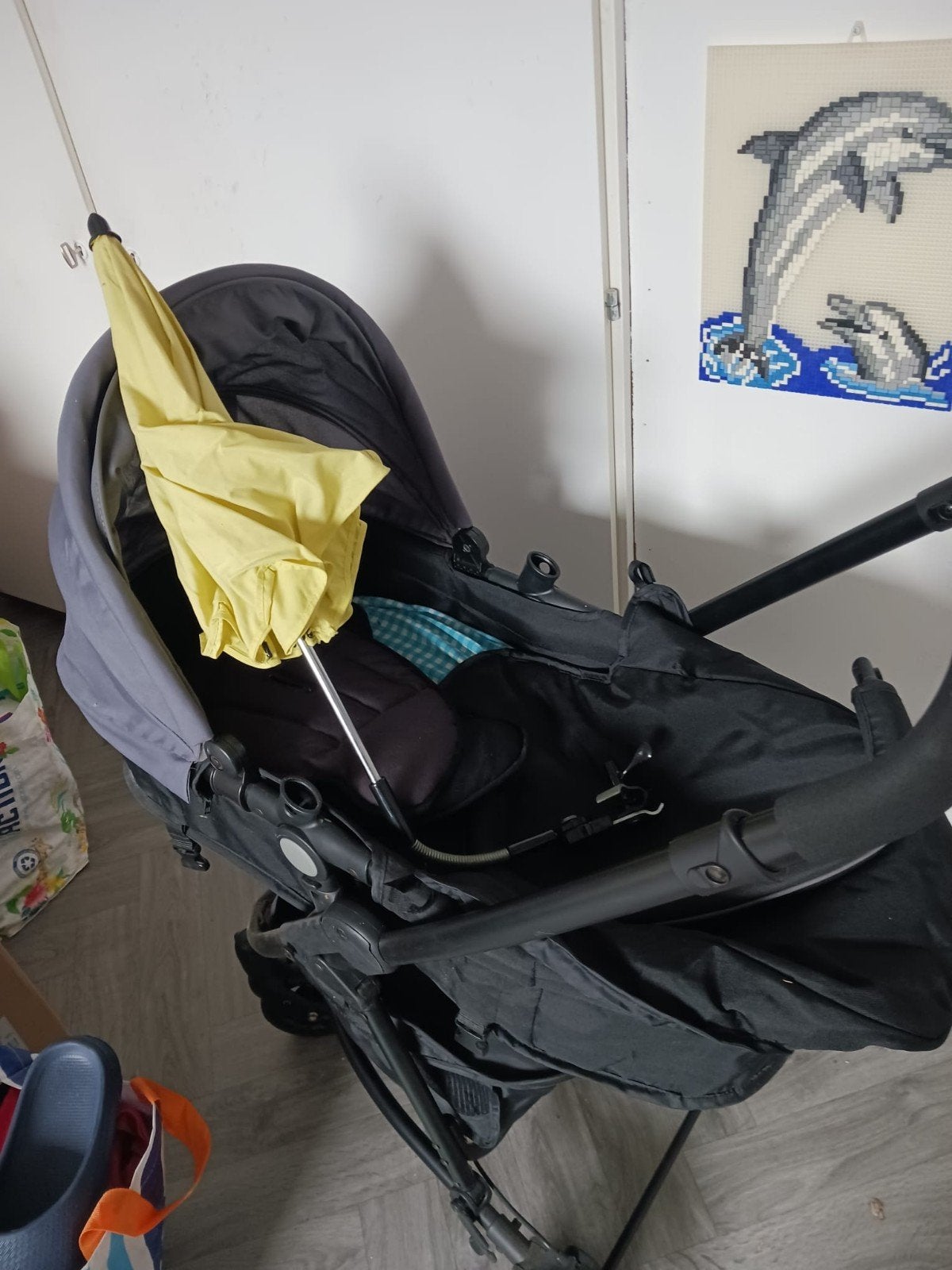kinderwagen, Ophalen