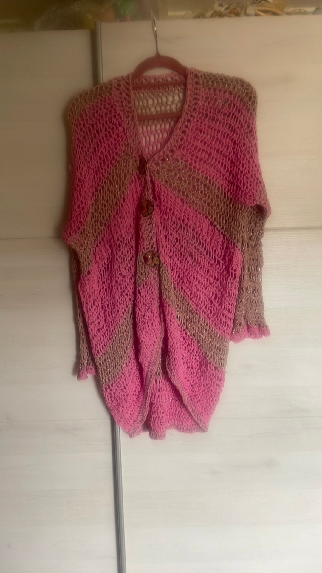 Gehaakte vest44/46, Verzenden, Nieuw, Maat 46/48 (XL) of groter, Meerkleurig
