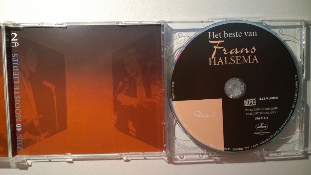 Frans Halsema - Het Beste Van Frans Halsema (2 CD), Ophalen of Verzenden, Zo goed als nieuw, Pop, Album