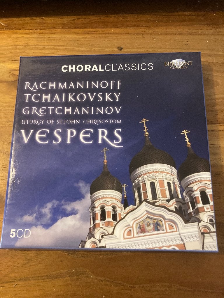 CD Box Rachmaninoff, Tchaikovsky, Gretchaninov - Vespers (5c, Boxset, Verzenden, Speciale editie, Zo goed als nieuw