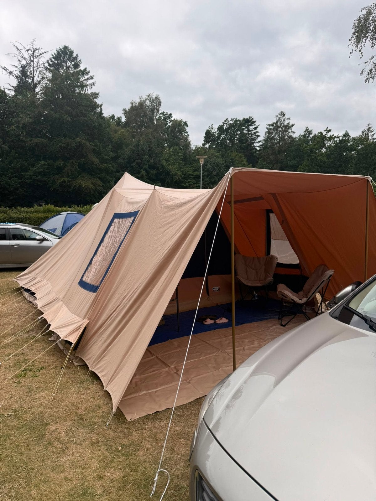 sperwer 6 stormtent, Caravans en Kamperen, Tenten, Ophalen, Gebruikt, Tot en met 6