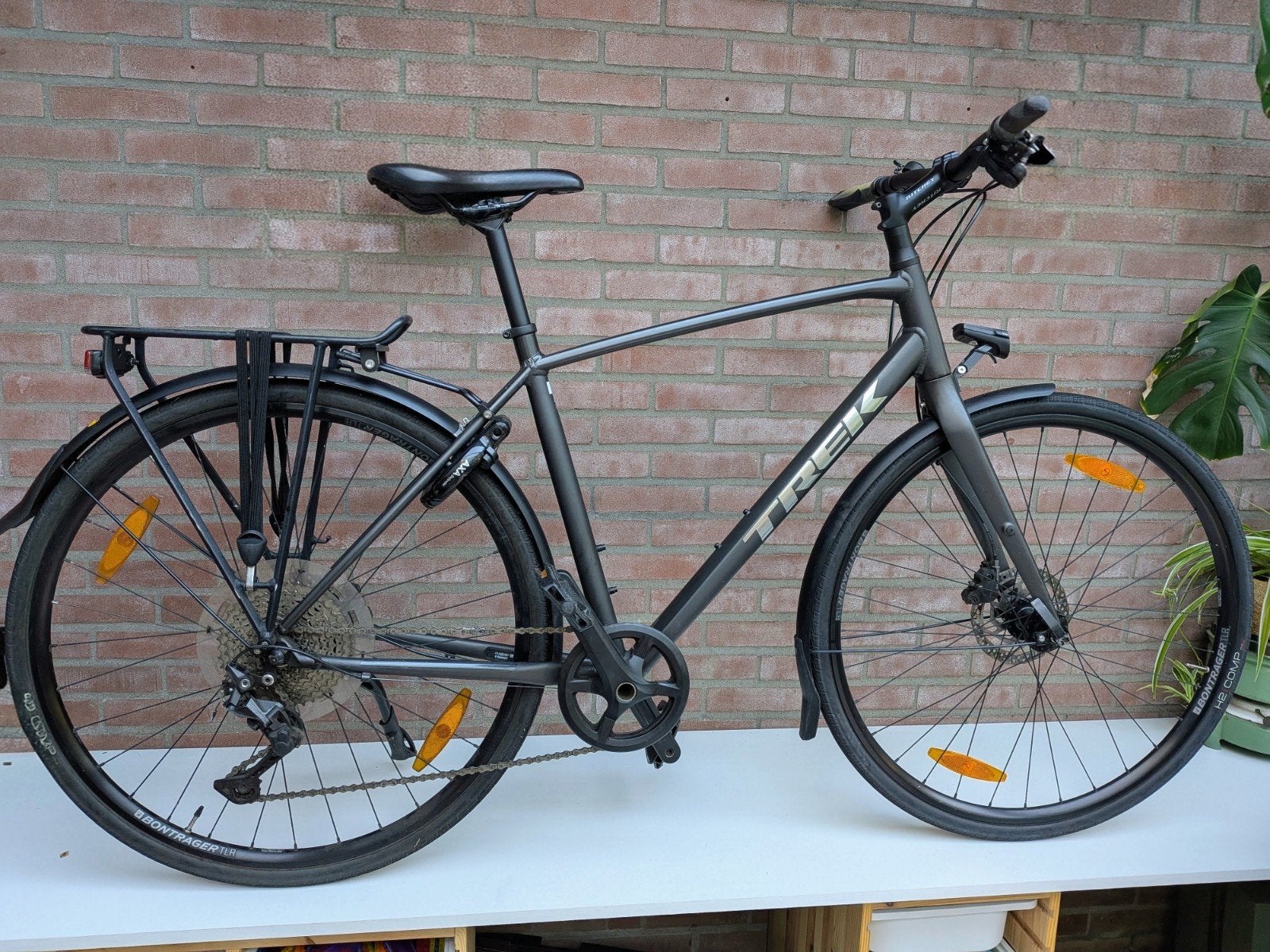Trek FX 3 Gold Alpha Aluminium City/Trekkingfiets, 28 inch, Gebruikt, 57 tot 61 cm, Meer dan 20 versnellingen