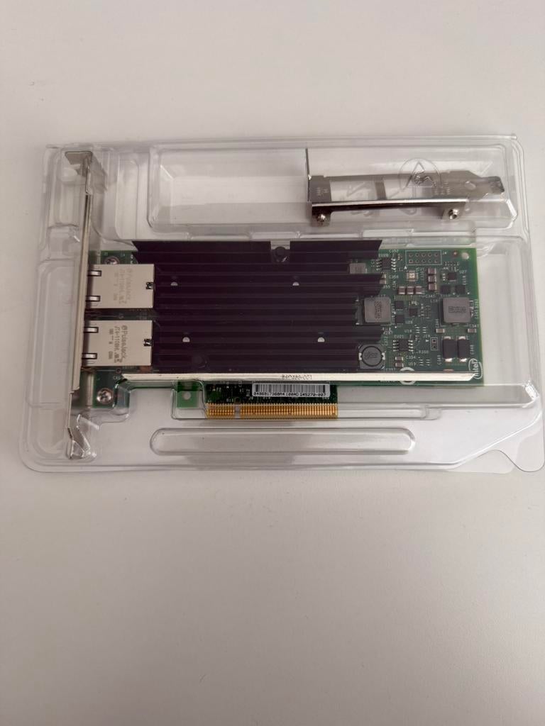Intel X540-T2 Netwerkkaart (NIC) 10 GbE, Ophalen of Verzenden, Zo goed als nieuw, Intern