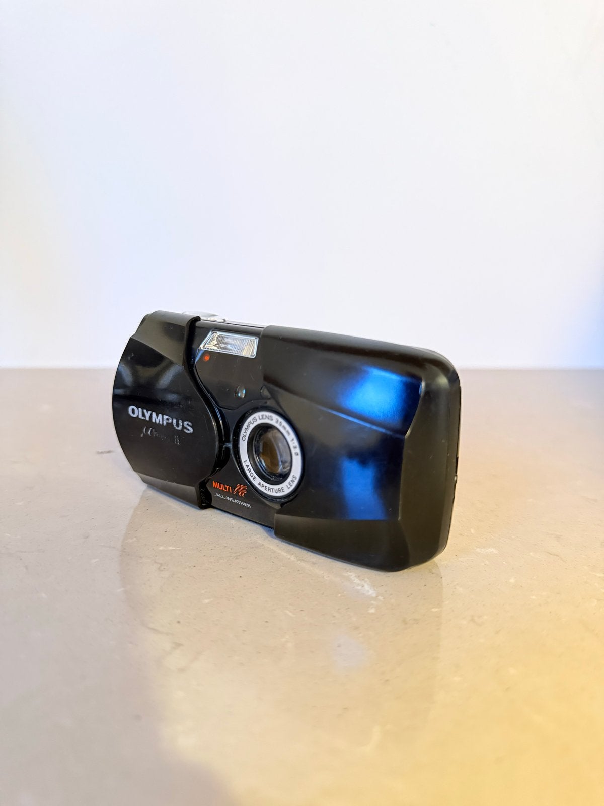 Olympus mju:II (defect, lees de advertentie), Ophalen of Verzenden, Gebruikt, Compact, Olympus