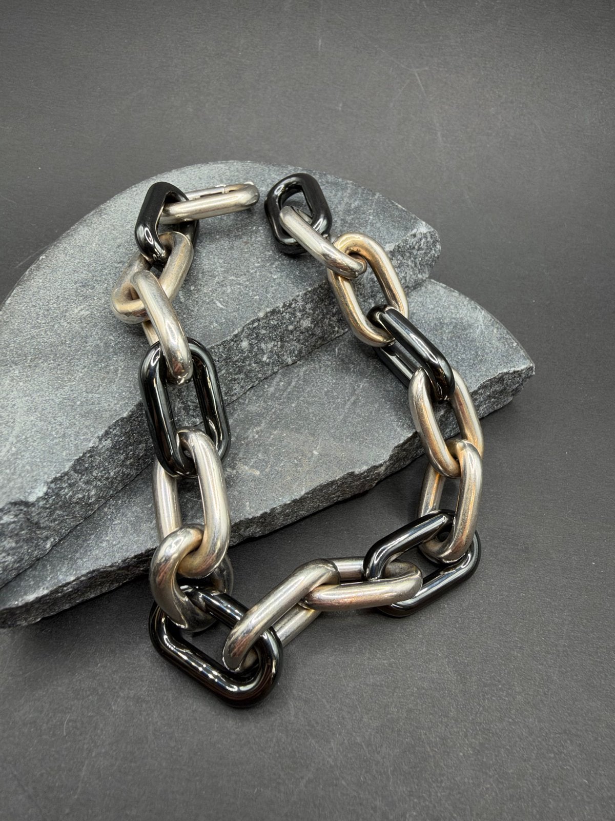 18k Witgouden Armband met Keramiek hulchibelluni, Sieraden, Tassen en Uiterlijk, Ophalen of Verzenden, Gebruikt, Wit, Goud