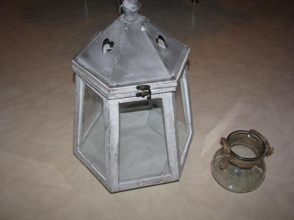 Lantaarn Met Stolp  NIEUW, Ophalen of Verzenden, Nieuw, Overige materialen