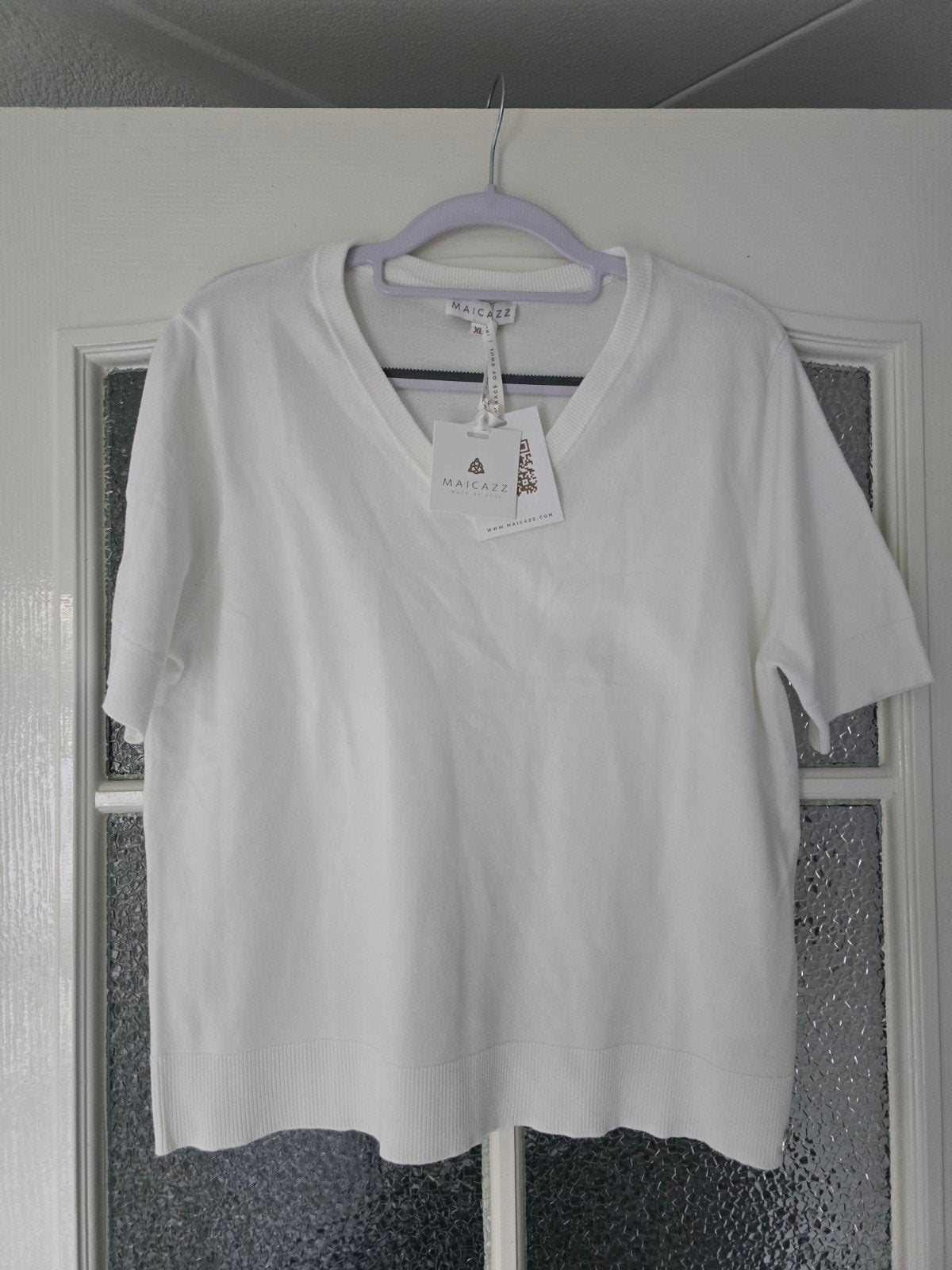 nieuw maicazz truitje wit xl, Kleding | Dames, Ophalen of Verzenden, Nieuw, Maat 46/48 (XL) of groter, Wit