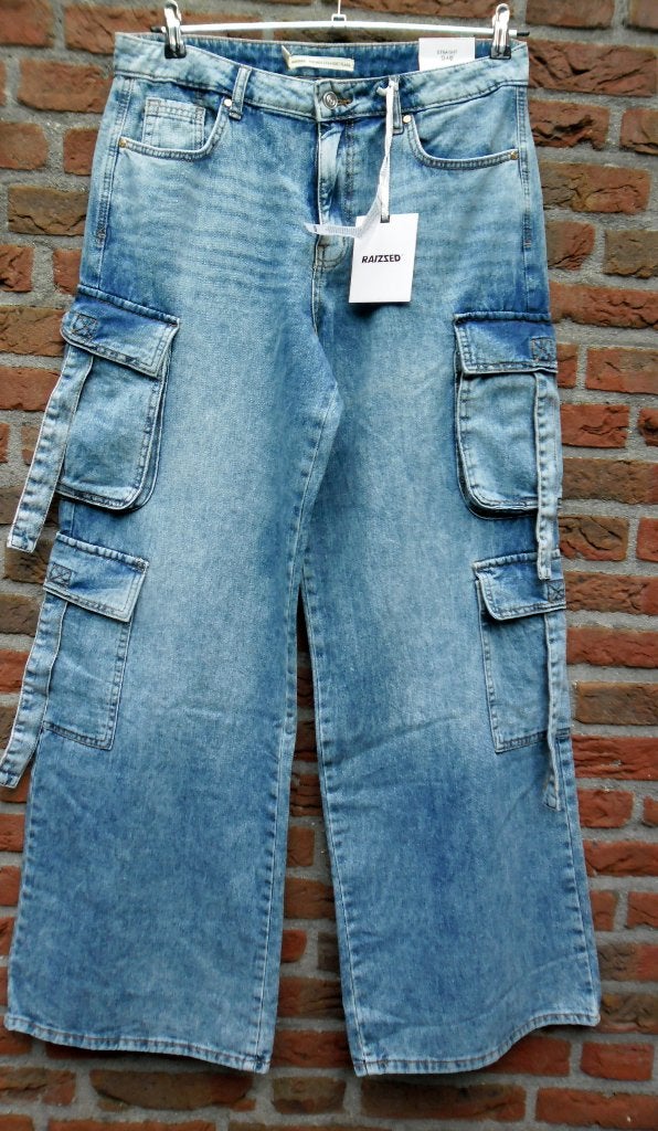 Raizzed Nieuwe Cargo jeans maat 32 lengtemaat 34, Blauw, Raizzed, Nieuw, Ophalen of Verzenden
