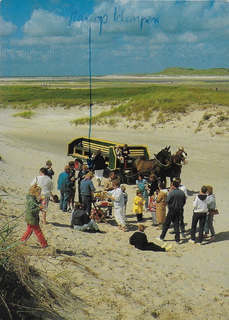 Texel Slufter gelopen Ansichtkaart ( 4166 ), Ophalen of Verzenden, 1980 tot heden, Gelopen, Waddeneilanden