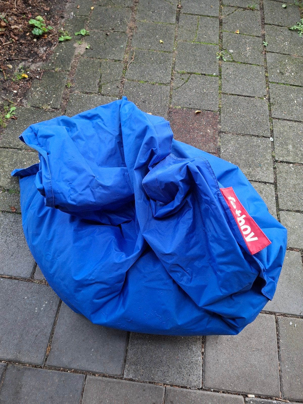 Fatboy zitzak - Blauw - Gebruikt, Ophalen, Gebruikt, Blauw, Zitzak