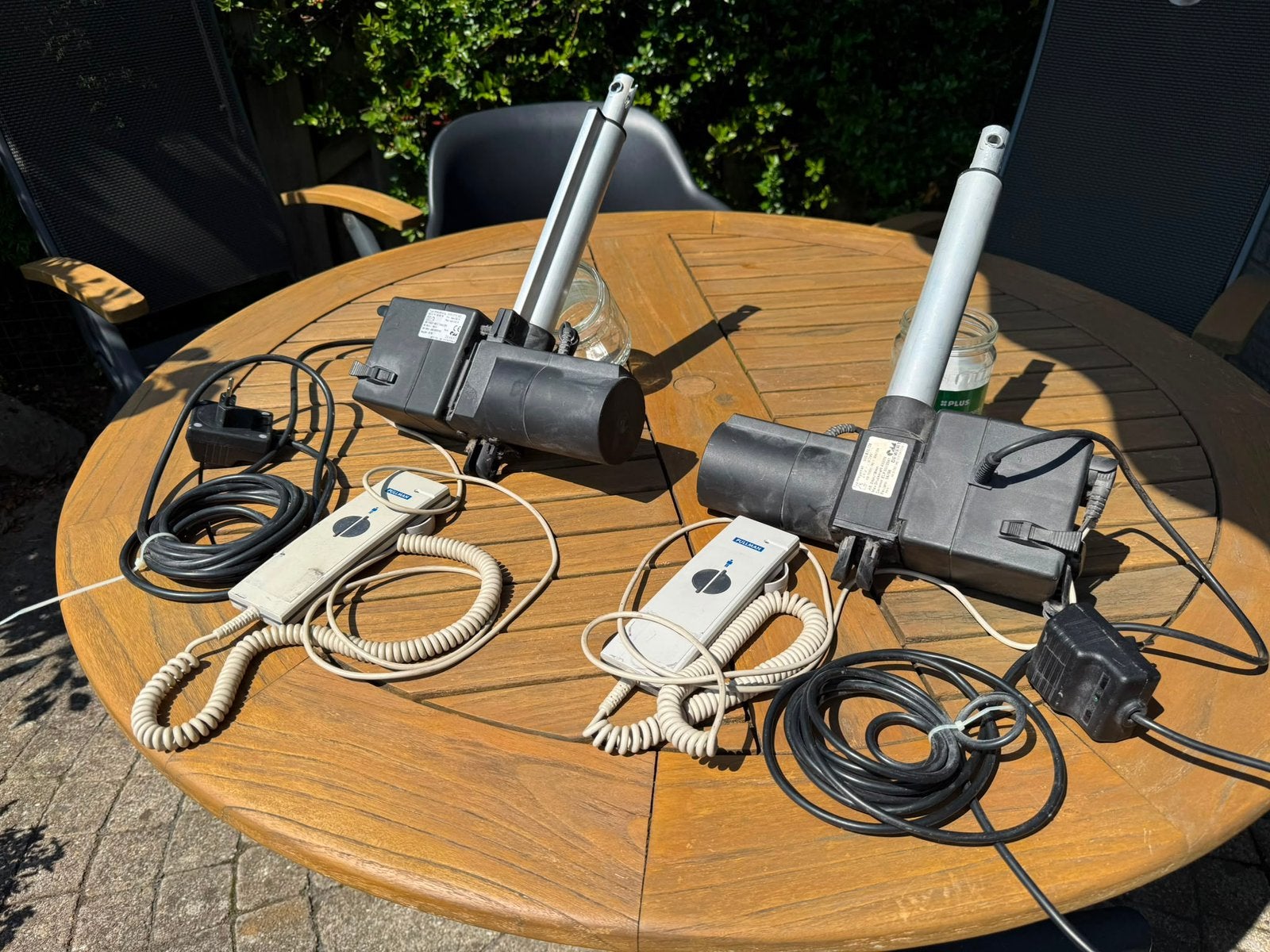 Pullman elektrische motoren boxspring, 2 stuks, Ophalen of Verzenden, Gebruikt