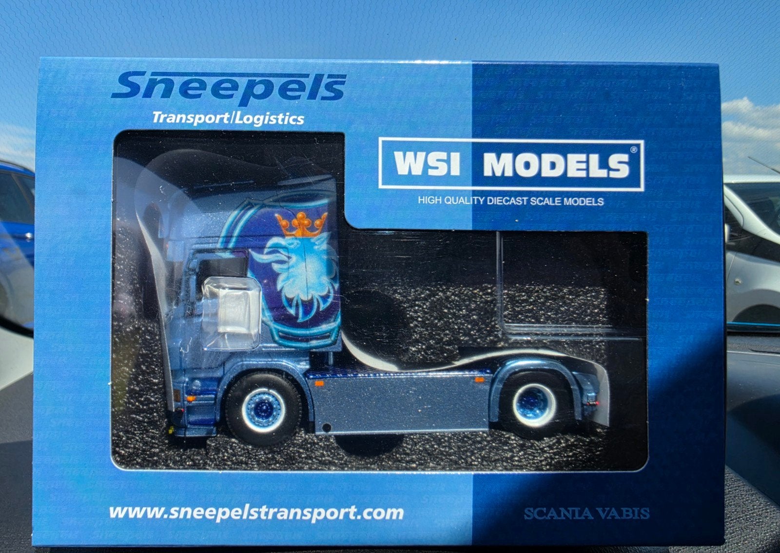 WSI Scania Sneepels, Hobby en Vrije tijd, Modelauto's | 1:50, Ophalen of Verzenden, Nieuw, Bus of Vrachtwagen, Wsi