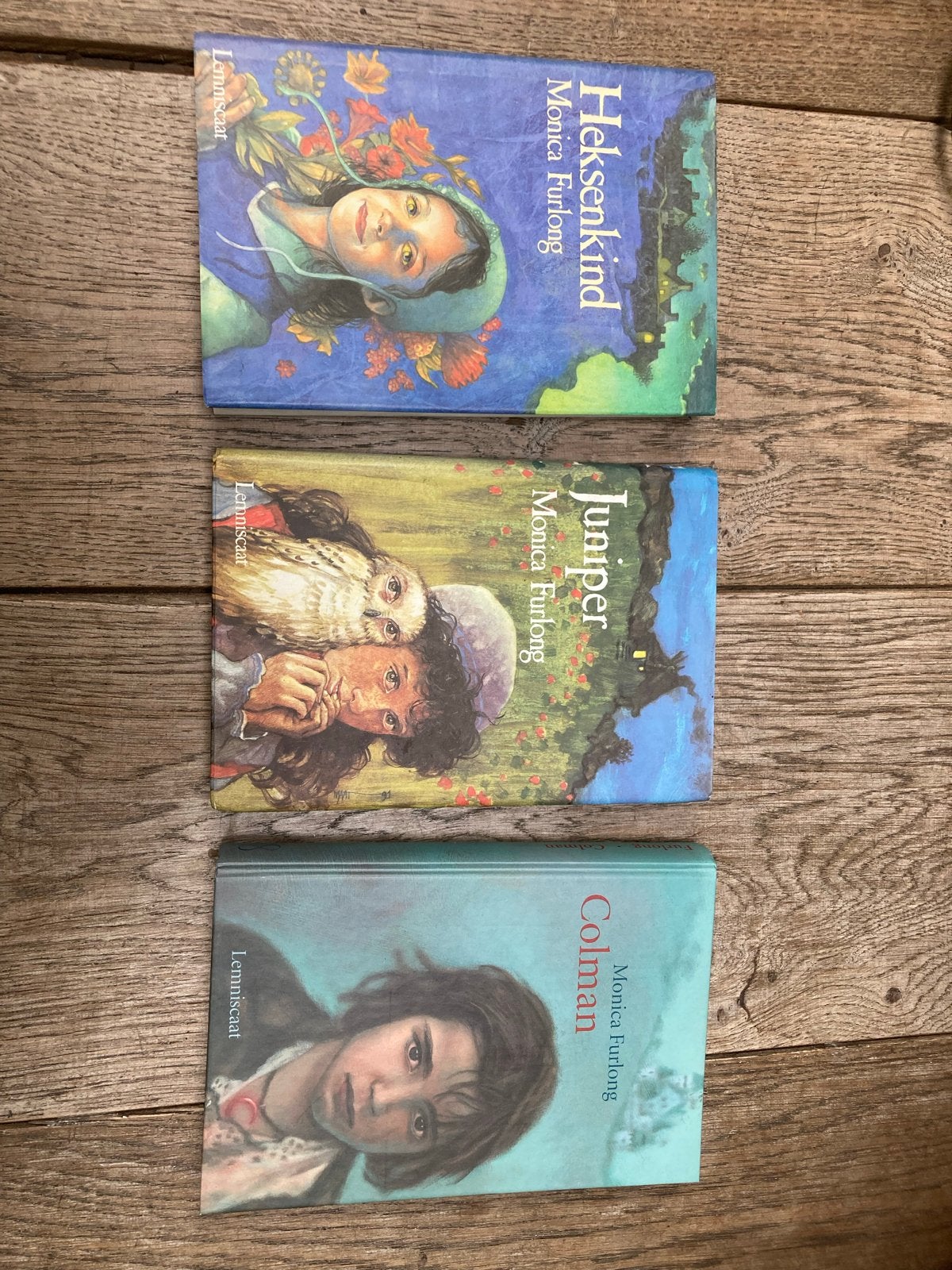 Monica Furlong Trilogie: Heksenkind, Juniper, Colman (zeldza, Boeken, Ophalen of Verzenden, Gelezen, Nederland