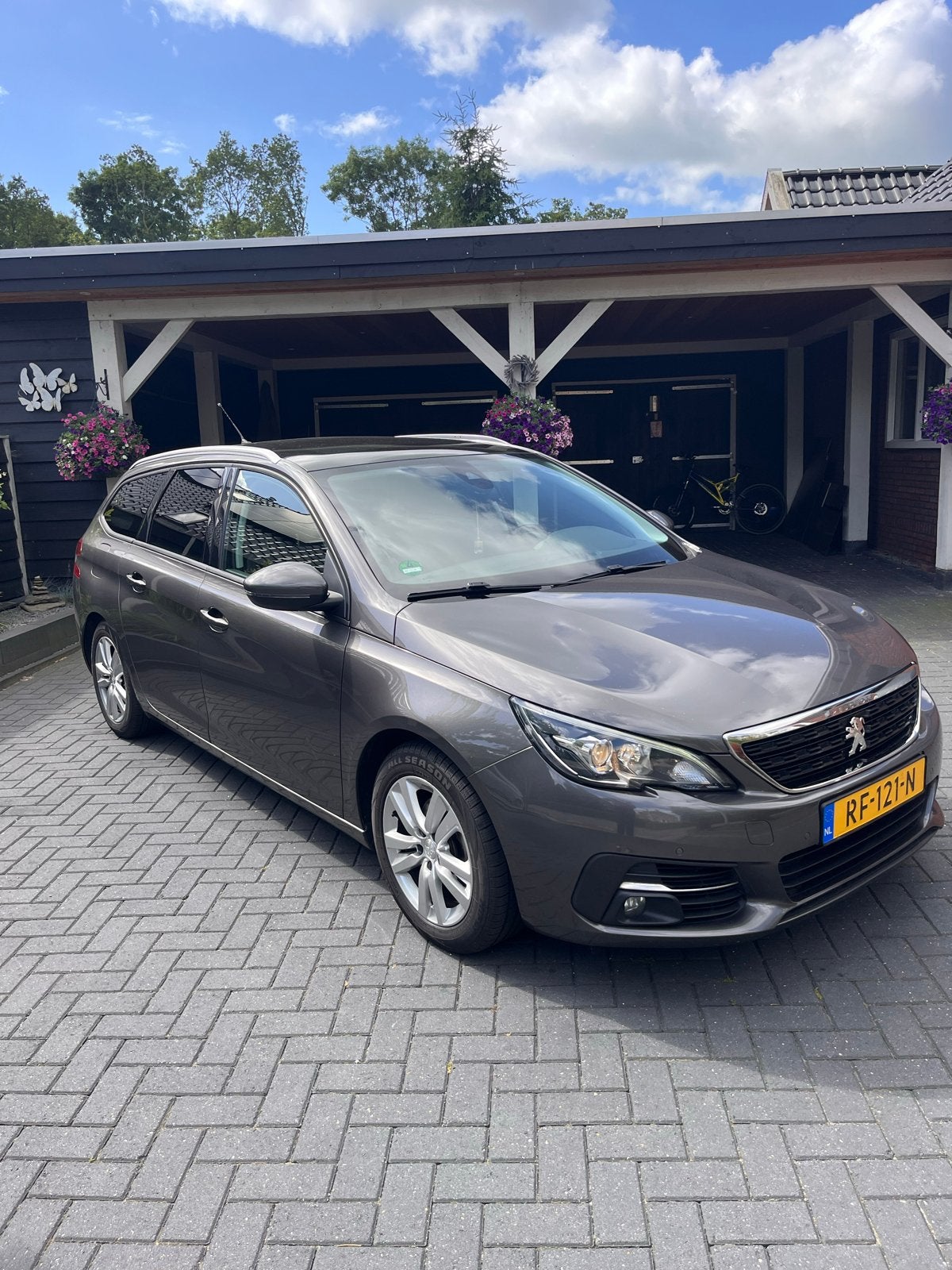 Peugeot 308 1.6 E-hdi 88 KW SW 2017 Grijs, Auto's, Peugeot, Voorwielaandrijving, Stof, 4 cilinders, Origineel Nederlands