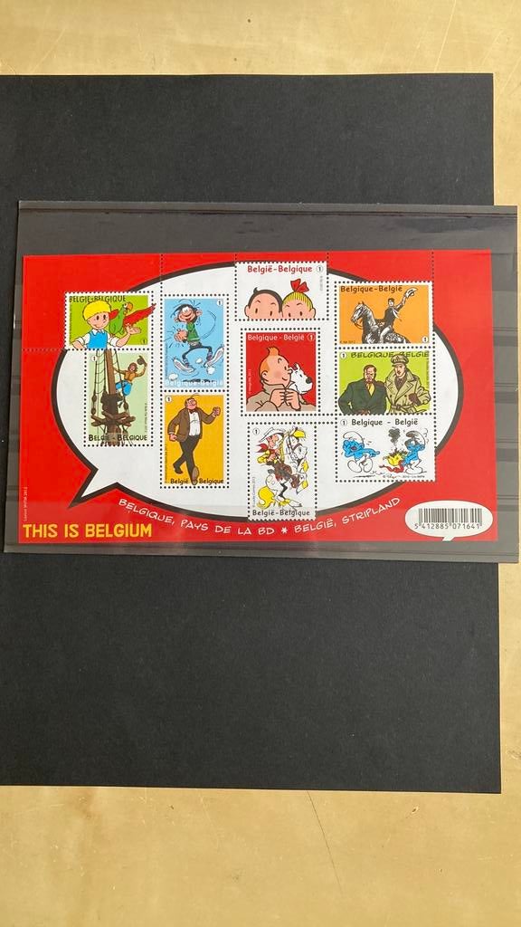 België blok 201 postfris stripfiguren kuifje/960 A, Postzegels en Munten, Ophalen of Verzenden