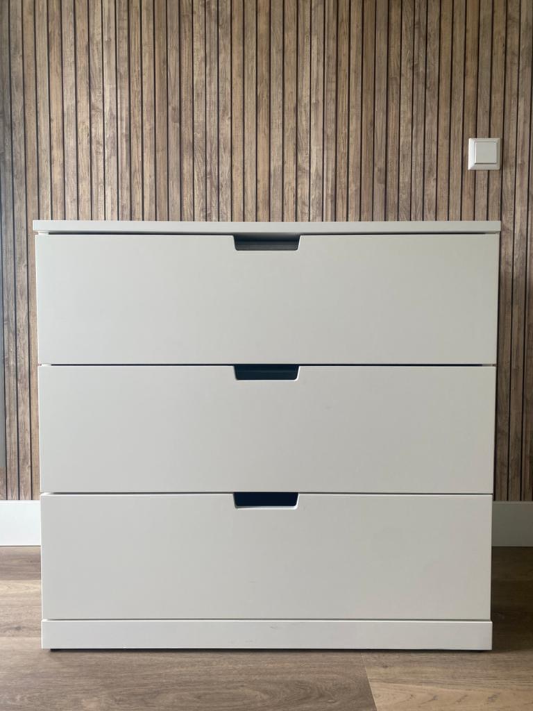 Ikea Nordli ladekast met 3 lades, Ophalen, Gebruikt, 50 tot 100 cm, 3 of 4 laden