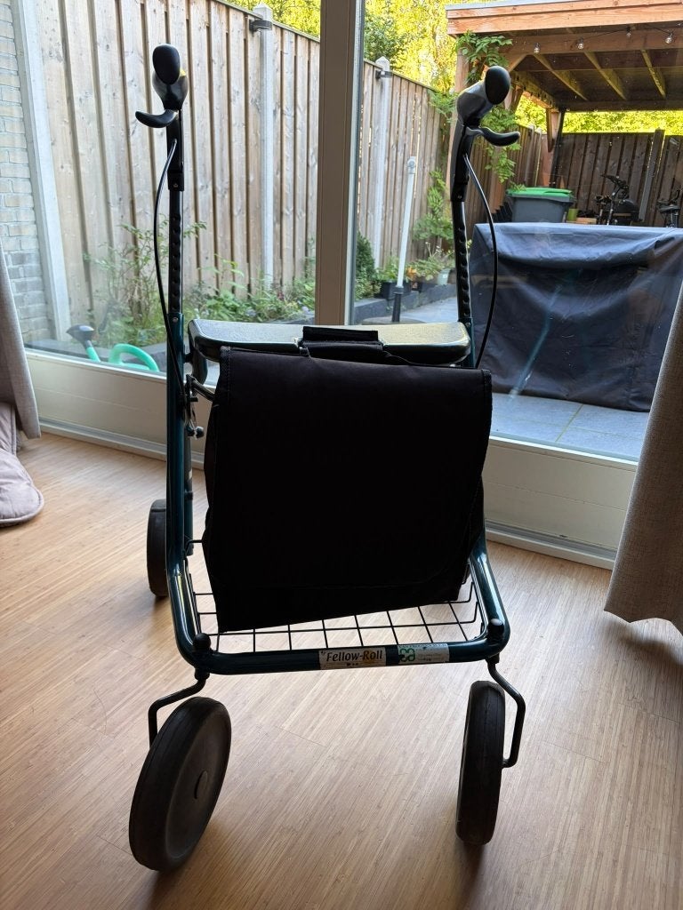 Rollator - inklapbaar, Ophalen, Opvouwbaar, Gebruikt