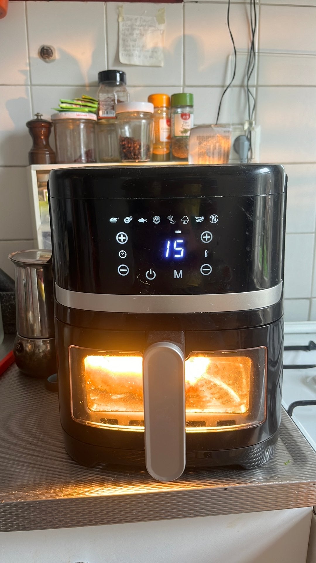 Koenic airfryer met raampje, Ophalen, Zo goed als nieuw, Airfryer