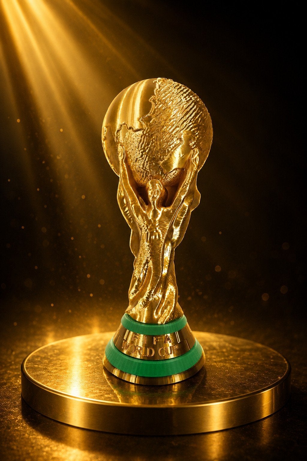 Prachtige 3d FIFA WK-beker 25cm, Ophalen of Verzenden, Nieuw, Beeldje of Poppetje