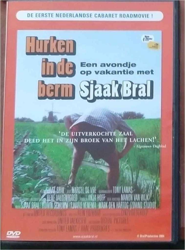 Sjaak Bral DVD 's - hoeft niet in 1 koop, Alle leeftijden, Ophalen of Verzenden, Zo goed als nieuw, Stand-up of Theatershow