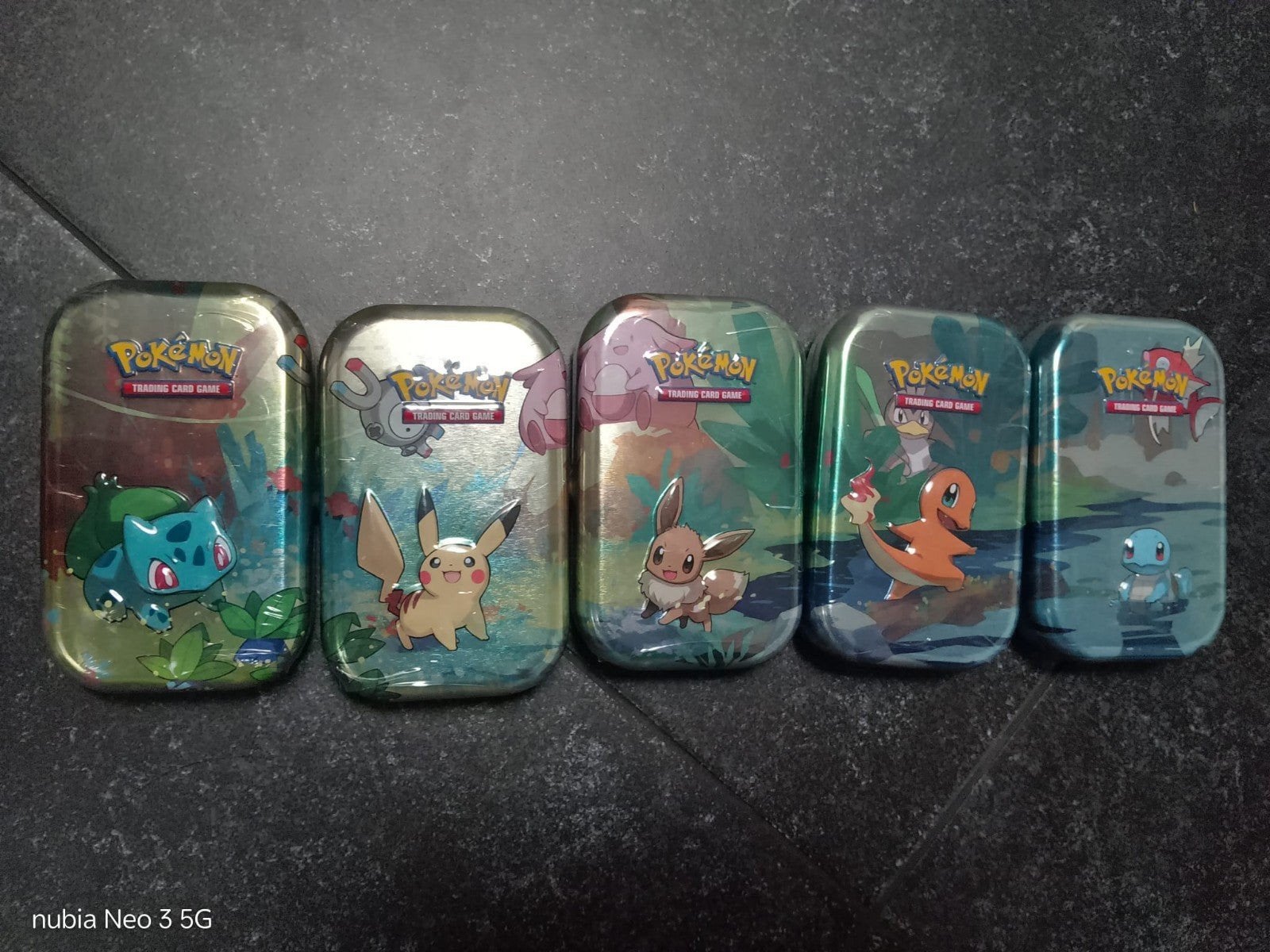 Pokemon Kanto friends tins 6 stuks, Ophalen of Verzenden, Nieuw, Booster