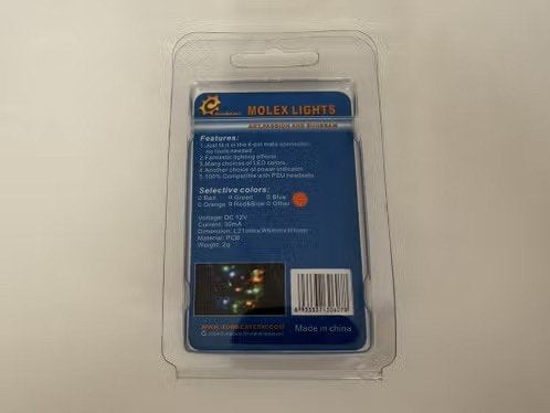 Sunbeam 4p Molex LED Lights red (6x), Sunbeam, Sunbeam, Nieuw, Ophalen of Verzenden