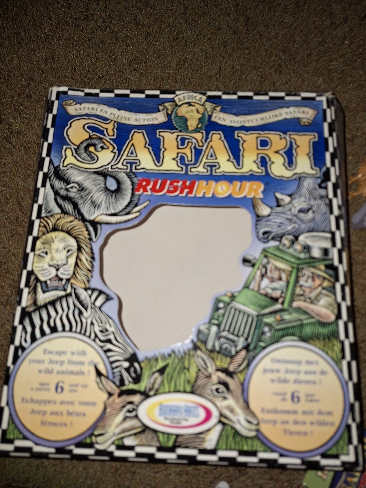 safari rushhour, Hobby en Vrije tijd, Gezelschapsspellen | Bordspellen, Ophalen of Verzenden, Gebruikt