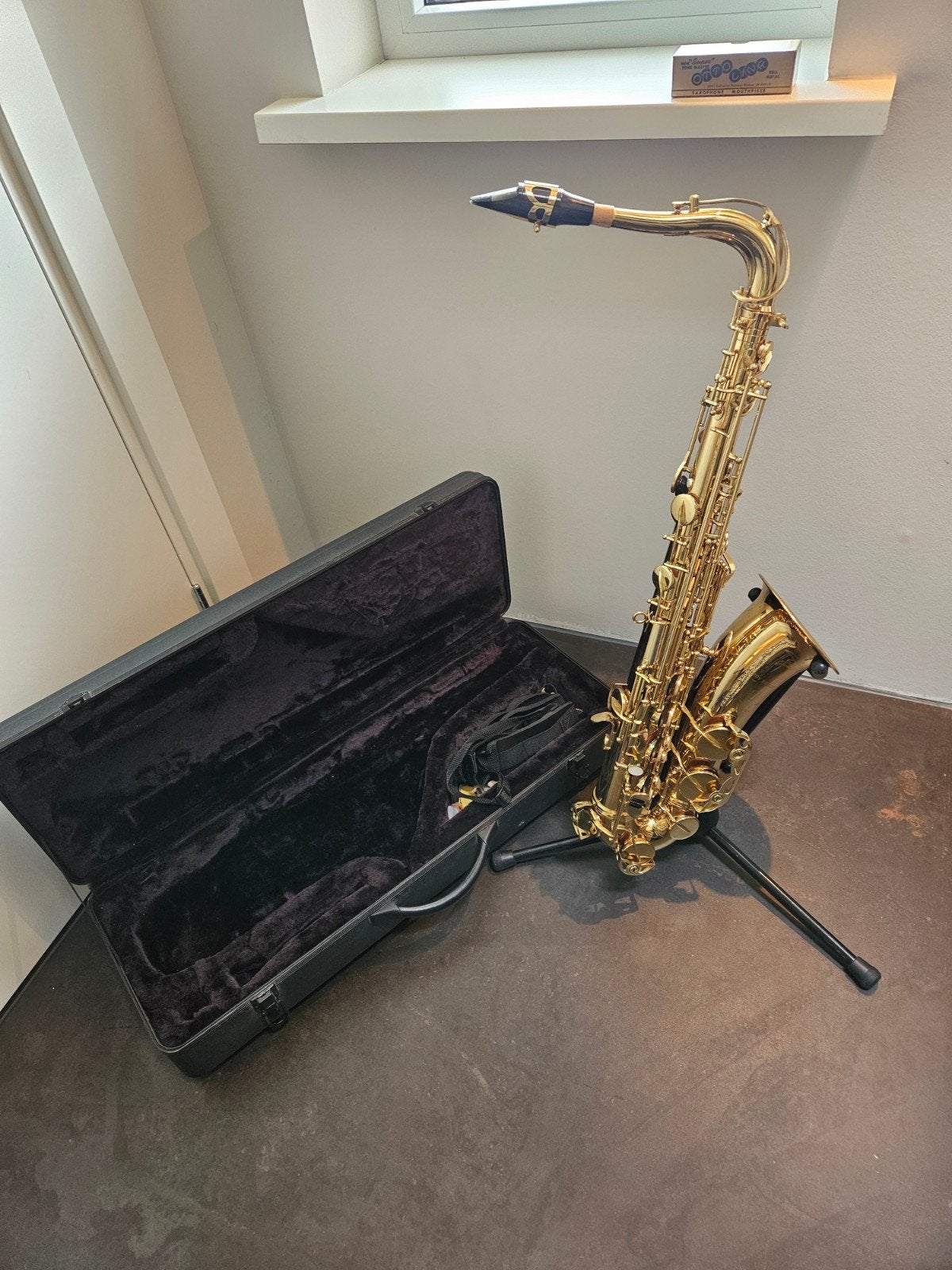 Benson Tenor Saxofoon met Koffer, Muziek en Instrumenten, Ophalen, Gebruikt, Tenor, Met koffer