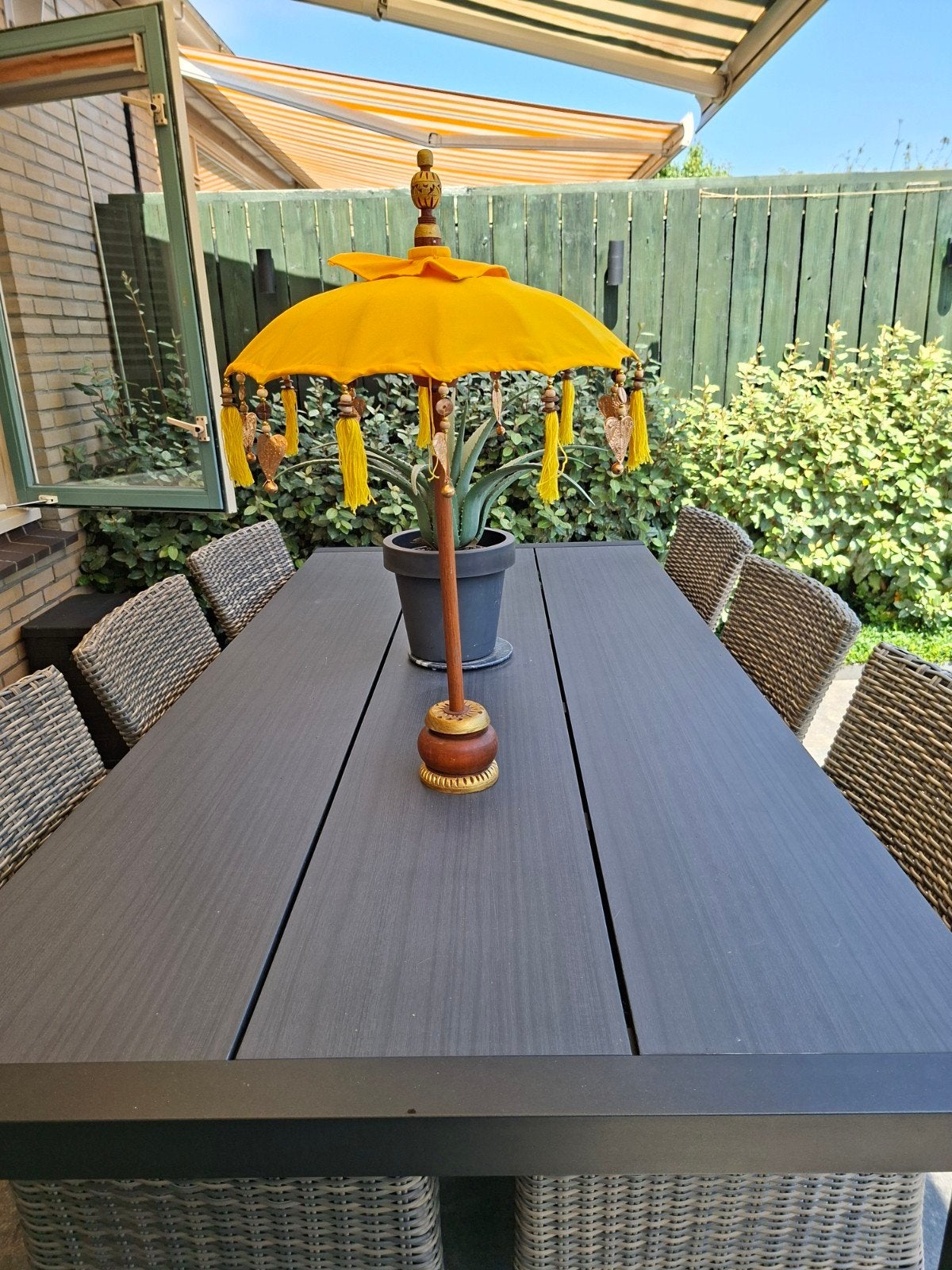 Ibiza tafel parasol., Tuin en Terras, Parasols, Nieuw, Minder dan 1 meter, Ophalen of Verzenden