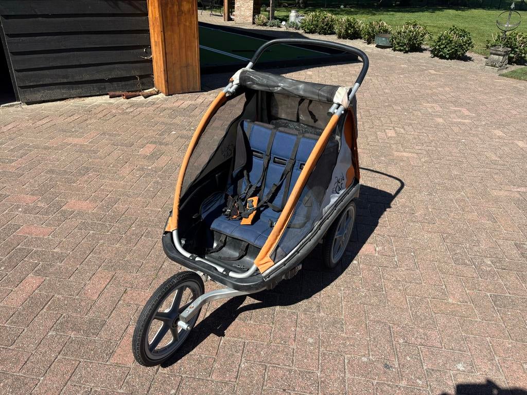 Kinderfietskar Kid Car - Veilig en Comfortabel, Fietsen en Brommers, Fietsaccessoires | Aanhangers en Karren, Ophalen, Gebruikt