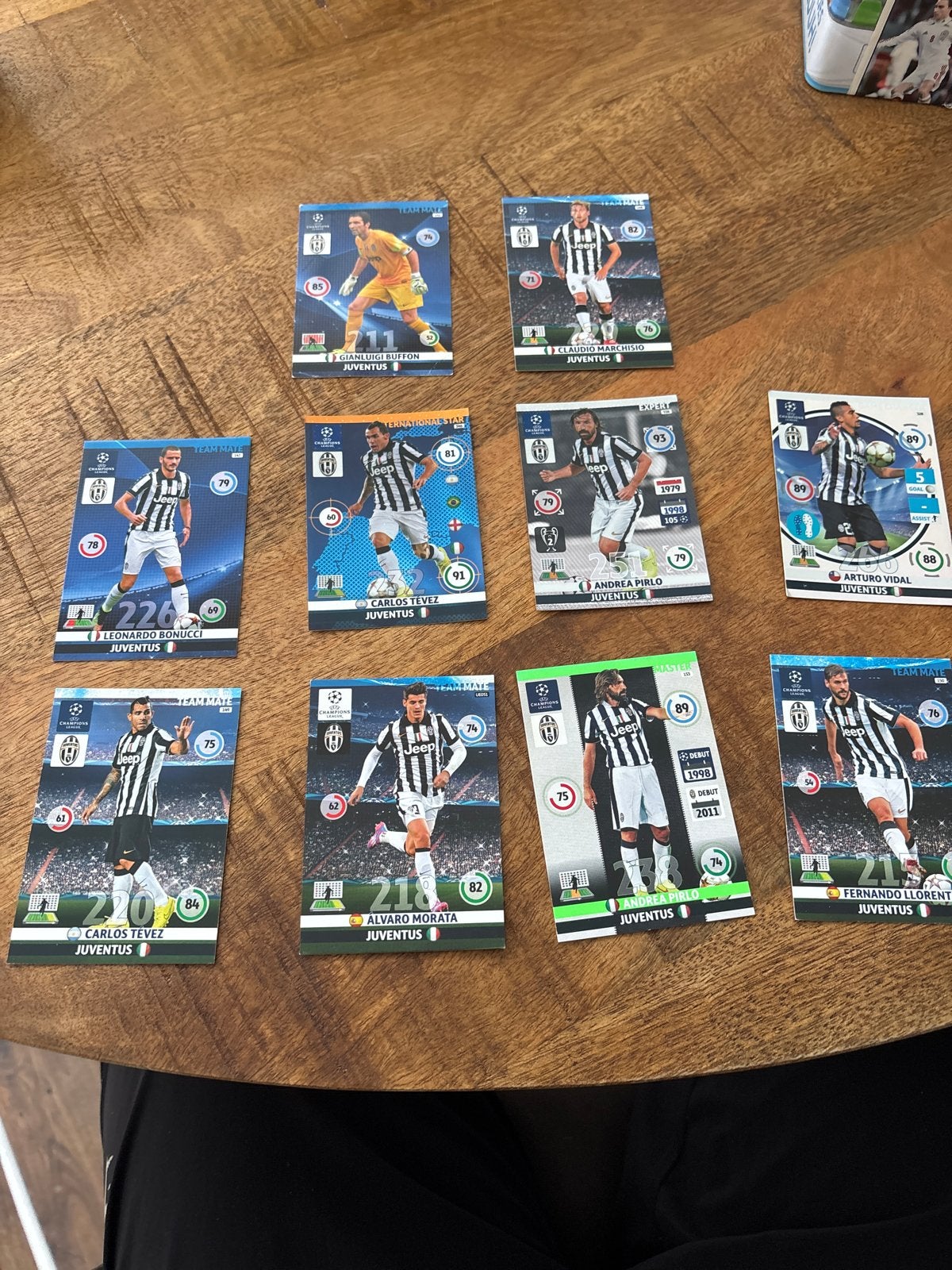 Juventus 2014/2015 UCL Voetbalplaatjes, Ophalen of Verzenden, Gebruikt, Buitenlandse clubs, Spelerskaart
