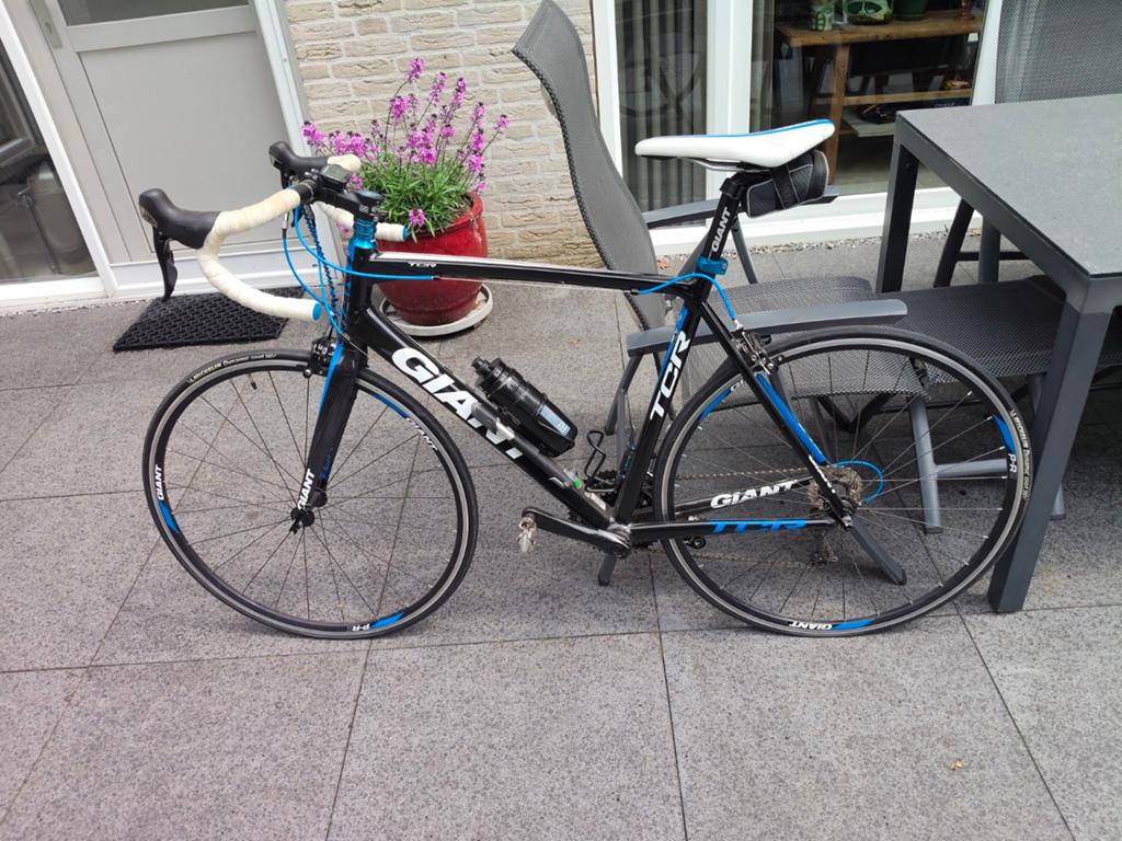 Giant racefiets type tcr .incl kleding en schoenen, Gebruikt, Aluminium, Meer dan 20 versnellingen, 53 tot 57 cm