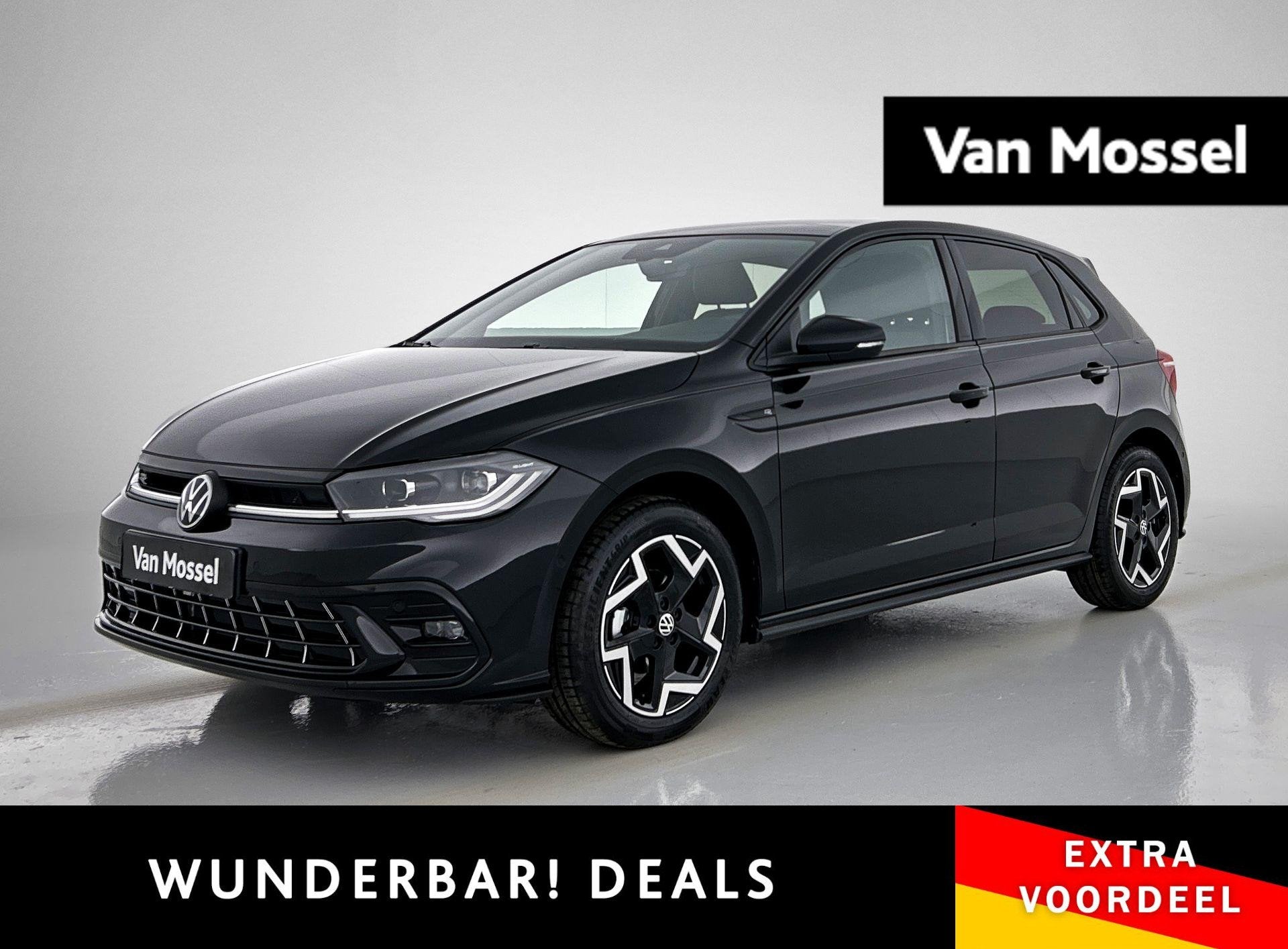 Volkswagen Polo 1.0 TSI R-Line Edition 95 PK| Origineel Nede, Auto's, Volkswagen, 12 maanden, Stof, 1073 kg, Zwart