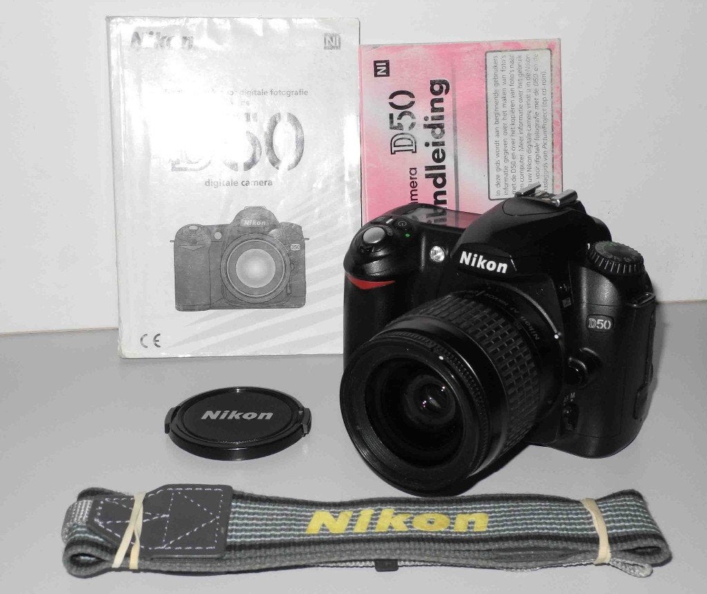 Nikon D50 met Nikon 28-80 zoom, Gebruikt, Spiegelreflex, Ophalen of Verzenden, Nikon