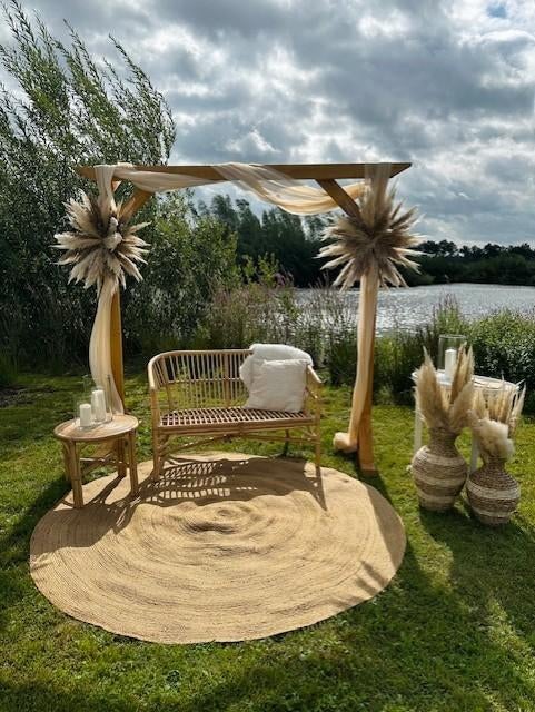 Verhuur bruiloft styling | Backdrops | Trouwbankjes | Etc., Ophalen, Zo goed als nieuw, Geboorte of Huwelijk