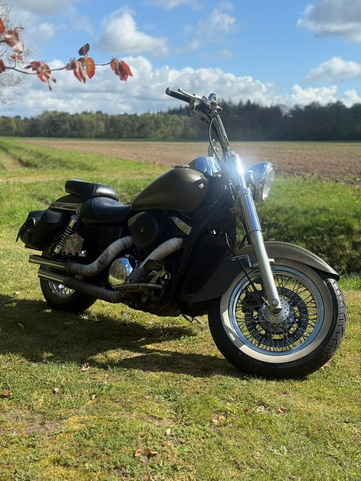 Kawasaki Vulcan Classic 1500 | Unieke mat groene kleur, Cardan-aandrijving, 2 cilinders, Occasion, 1500 cc