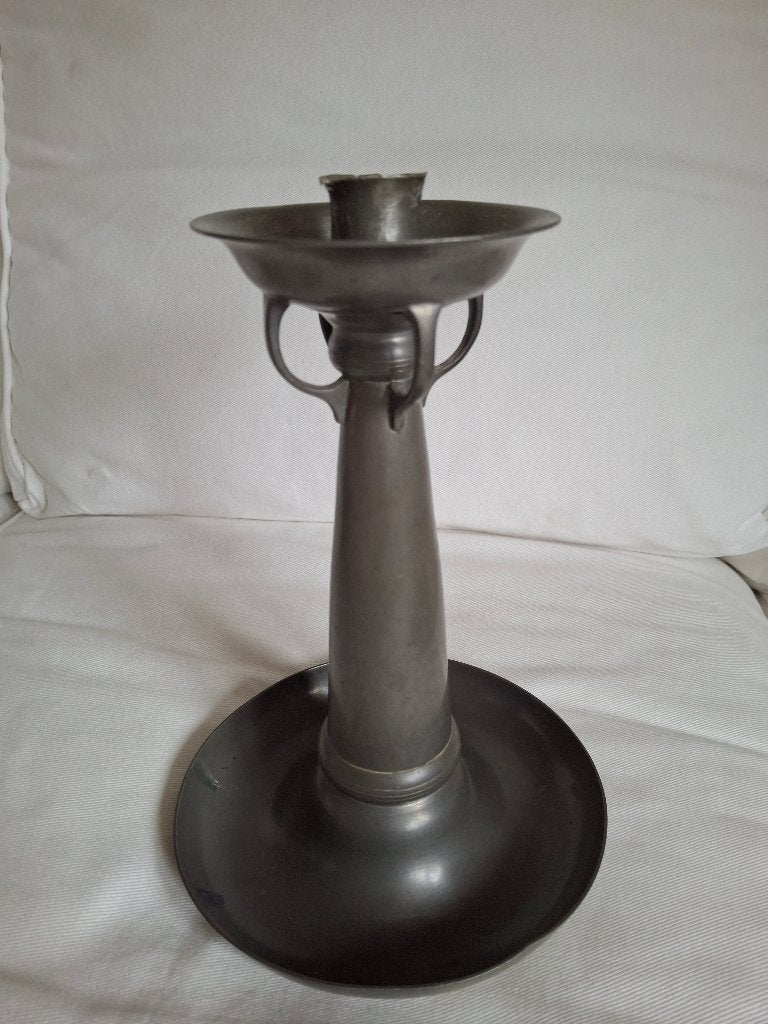Tinnen kandelaar (Gero) 1925, Ophalen, Overige materialen