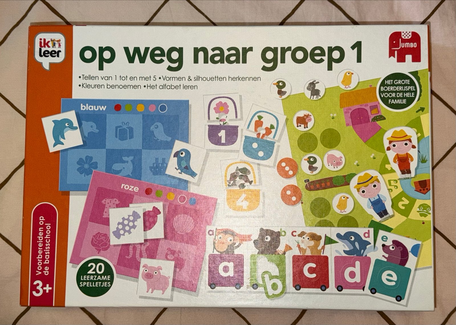 Jumbo Ik leer: Op weg naar groep 1 - Educatief spel 3+, Ophalen, Zo goed als nieuw, Taal en Lezen