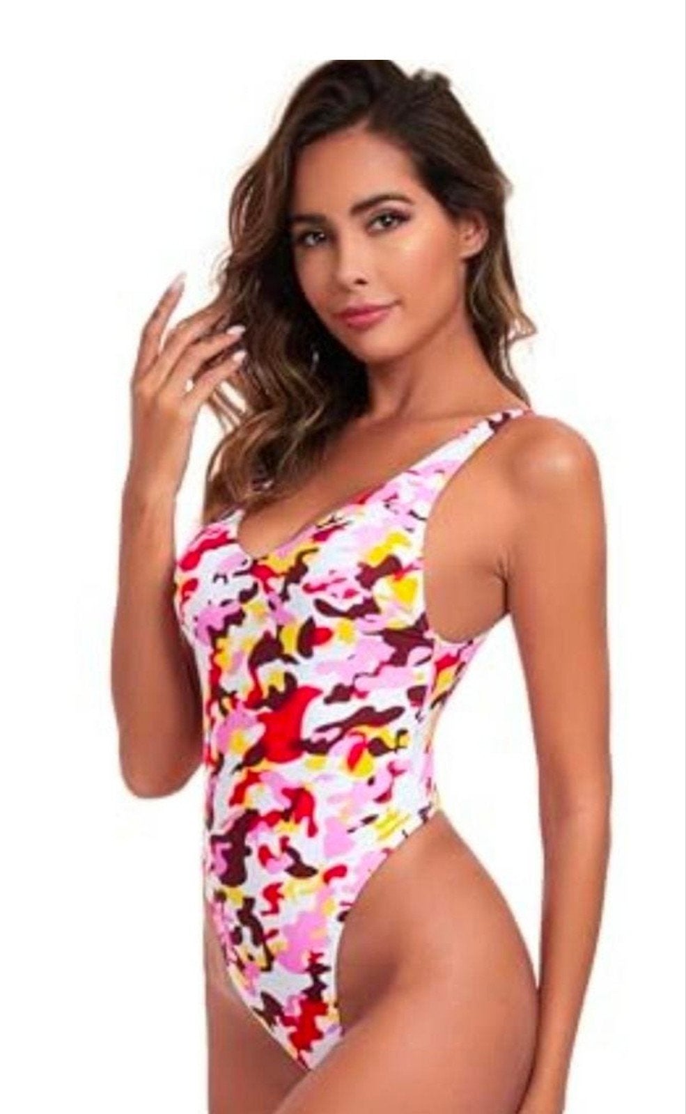 Relleciga string badpak maat M, Kleding | Dames, Badmode en Zwemkleding, Verzenden, Zwart, Badpak