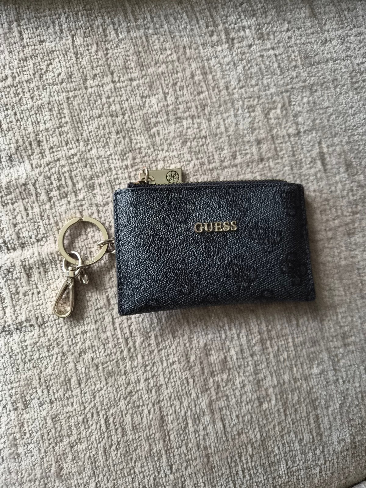 Guess sleutelhanger portemonnee zwart, Ophalen of Verzenden, Gebruikt, Zwart, Guess