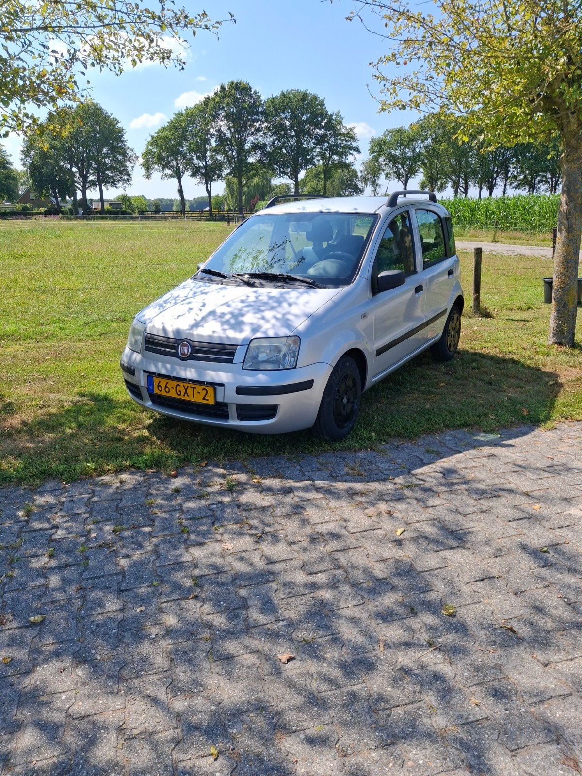 Fiat Panda 1.2 44KW 60PK 2008 Grijs, Voorwielaandrijving, 1242 cc, Origineel Nederlands, Handgeschakeld